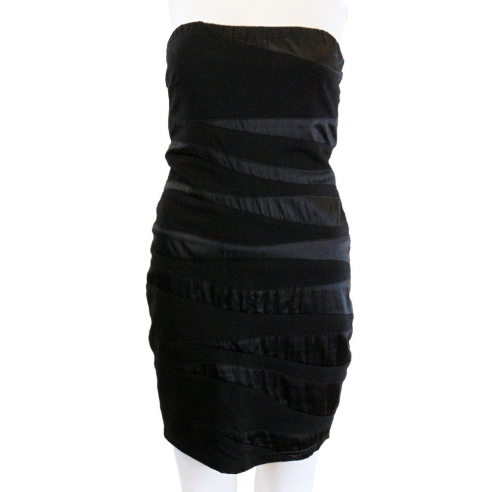 Costa Blanca Black Bodycon - Bandage  Mini Dress